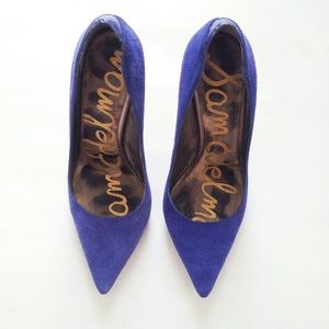 Sam Edelman Danielle Suede Pointed-Toe Pump Size 7